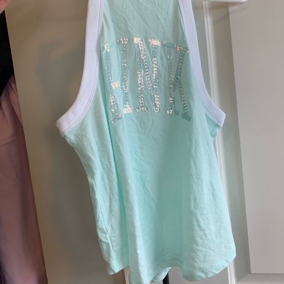 PINK sparkly tank top - Picture 2 of 4